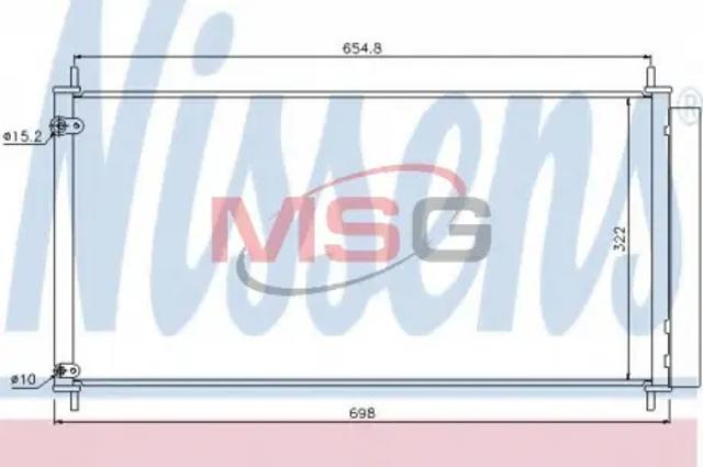 Конденсер 940036 NISSENS
