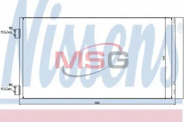 Конденсатор 940204 NISSENS