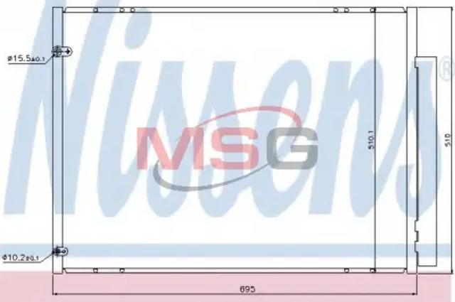 Конденсатор 940298 NISSENS