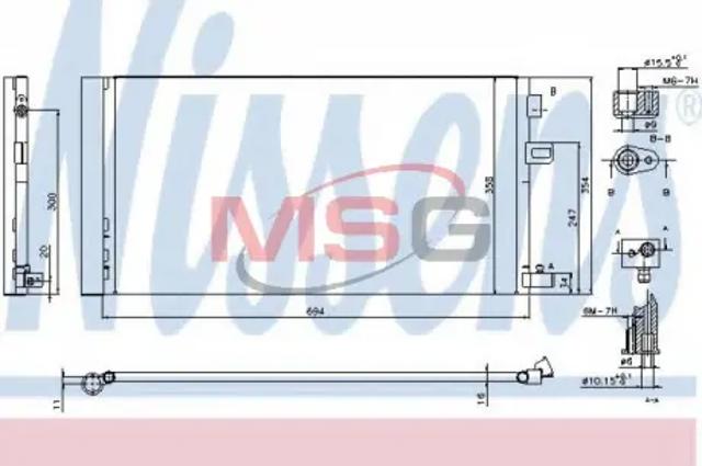 Конденсатор 940381 NISSENS
