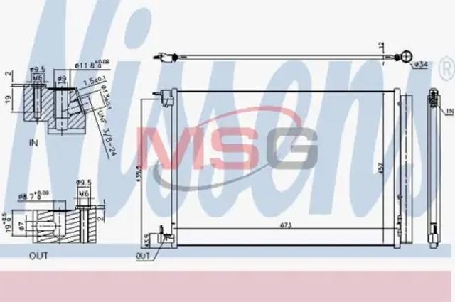 Конденсатор 940519 NISSENS