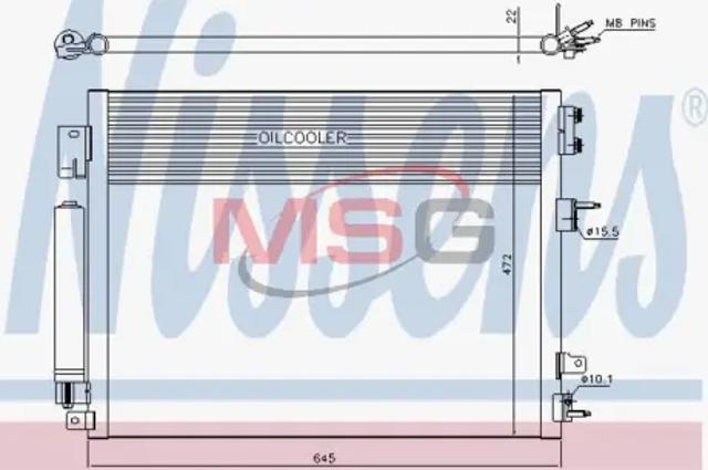 Конденсатор 940706 NISSENS