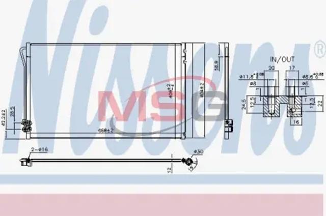 Конденсатор 941054 NISSENS