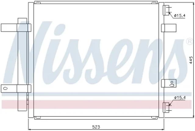 Конденсер 94866 NISSENS
