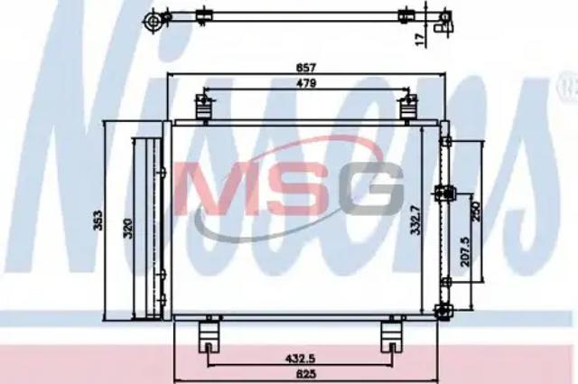 Конденсатор 94950 NISSENS