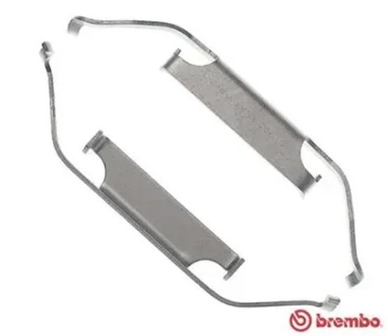 Комплект пружинок кріплення дискових колодок, передніх A02223 BREMBO
