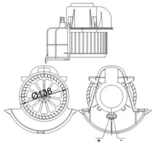 Моторчик пічки AB113000S MAHLE