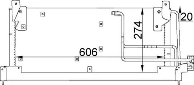 Конденсатор AC223000S MAHLE