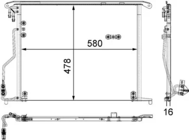 Конденсатор AC334000S MAHLE