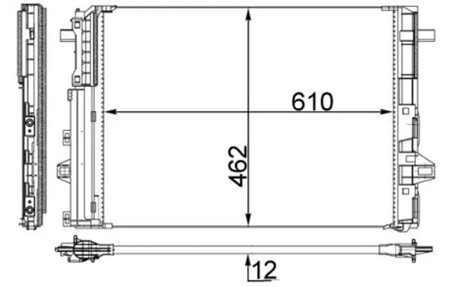 Конденсер AC446000S MAHLE