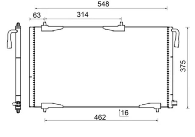 Конденсатор AC501000S MAHLE
