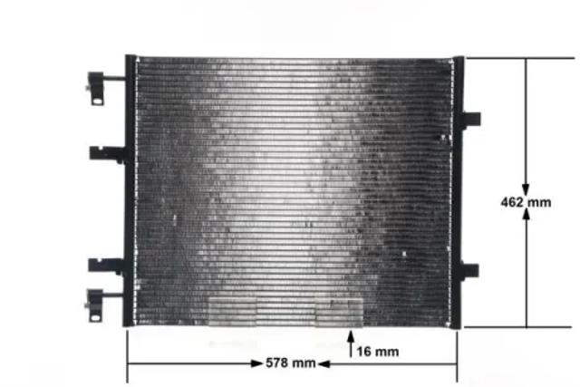 Конденсатор системи охолодження системи AC708000S MAHLE