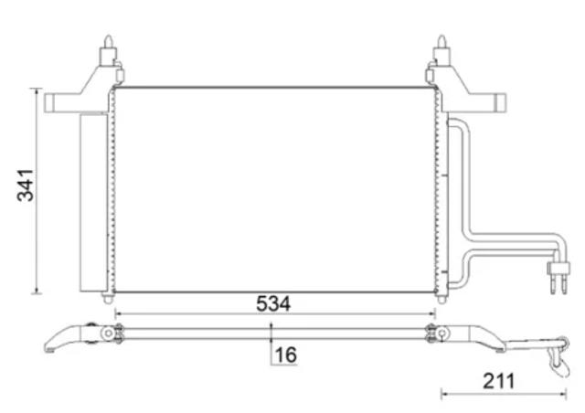 Конденсатор AC790000S MAHLE