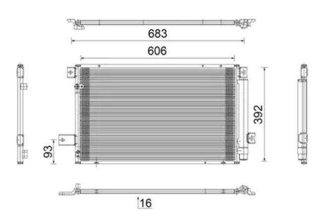 Конденсатор AC819000S MAHLE