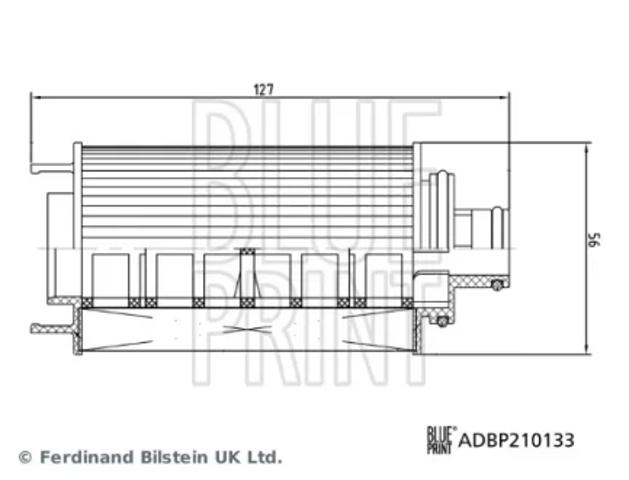 Фільтр очищення масла відцентровий ADBP210133 BLUE PRINT