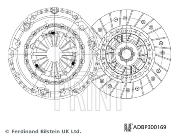 Зчеплення і комплектуючі ADBP300169 BLUE PRINT