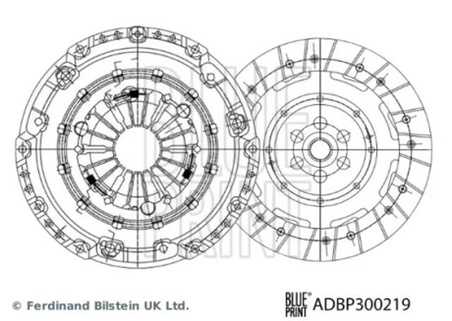 Зчеплення в зборі ADBP300219 BLUE PRINT