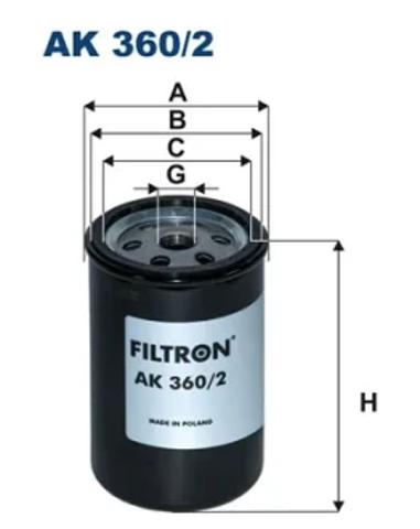 Фільтр повітряний компресора підкачки (амортизаторів) AK3602 FILTRON
