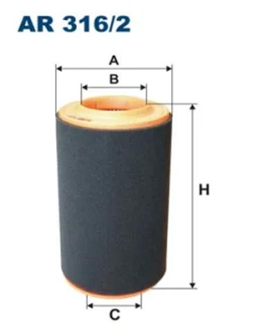 Фільтр повітряний AR3162 FILTRON