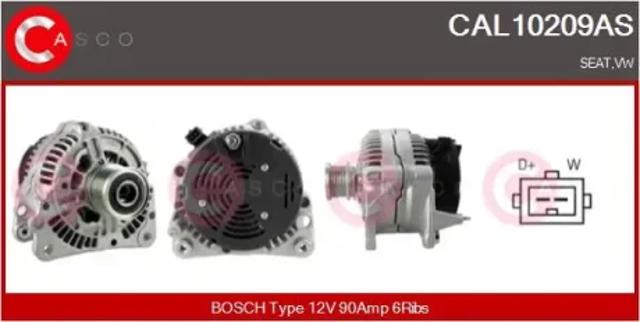 Генератор автомобільний CAL10209AS CASCO