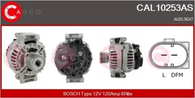 Генератор автомобільний CAL10253AS CASCO