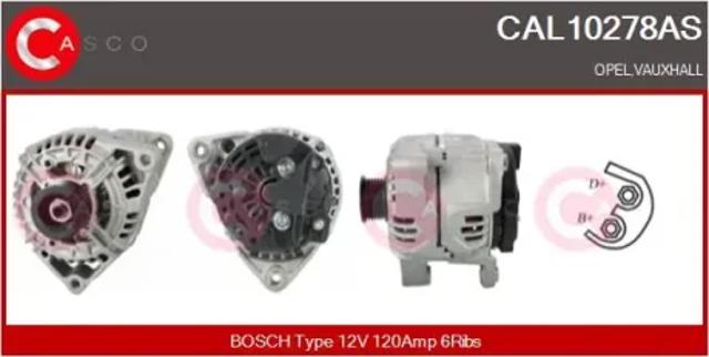 Авто генератор CAL10278AS CASCO