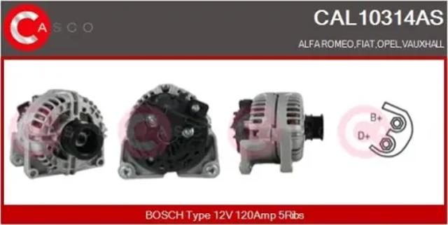 Генератор автомобільний CAL10314AS CASCO