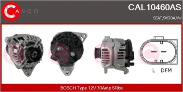 Генератор автомобільний CAL10460AS CASCO