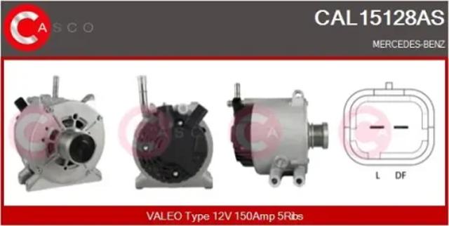 Авто генератор CAL15128AS CASCO