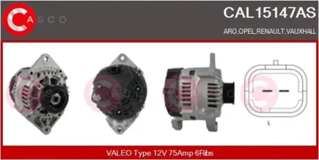 Авто генератор CAL15147AS CASCO