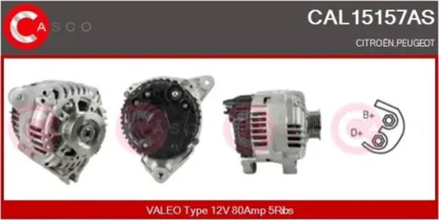 Генератор автомобільний CAL15157AS CASCO