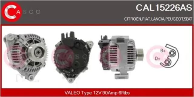 Генератор автомобільний CAL15226AS CASCO