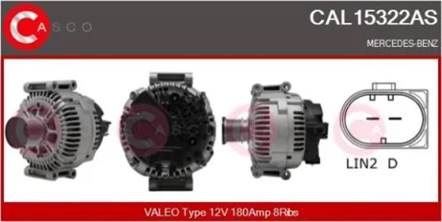 Авто генератор CAL15322AS CASCO