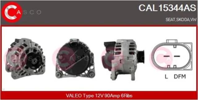 Авто генератор CAL15344AS CASCO