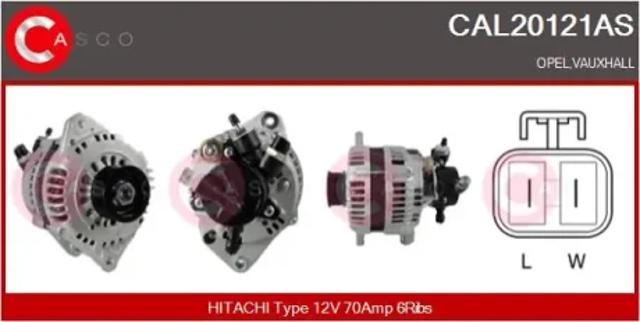 Генератор автомобільний CAL20121AS CASCO