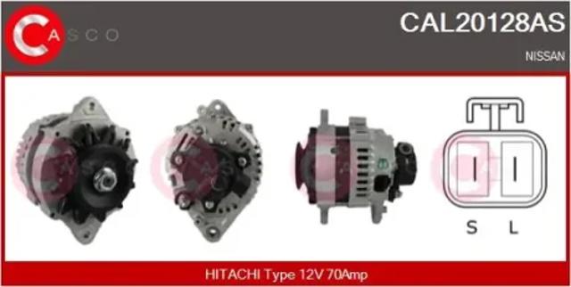 Генератор автомобільний CAL20128AS CASCO