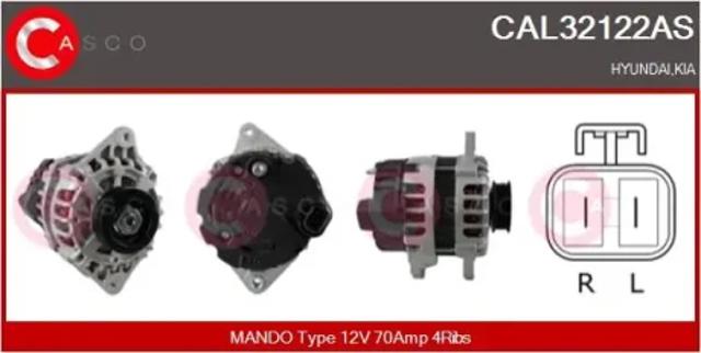 Авто генератор CAL32122AS CASCO