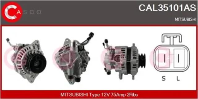 Генератор автомобільний CAL35101AS CASCO