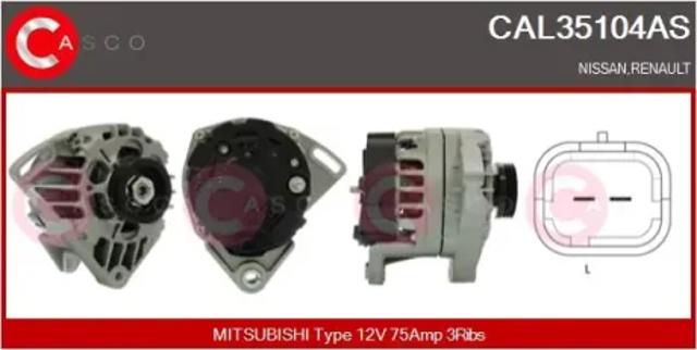 Генератор CAL35104AS CASCO