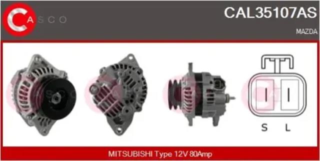 Генератор автомобільний CAL35107AS CASCO