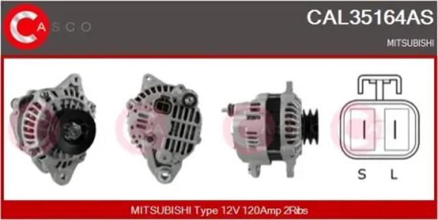 Авто генератор CAL35164AS CASCO