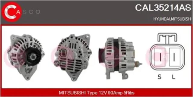 Авто генератор CAL35214AS CASCO