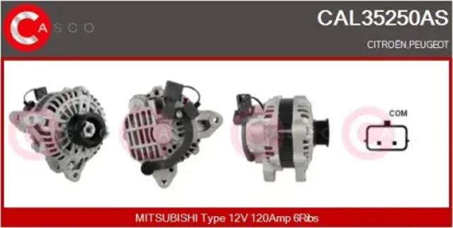 Авто генератор CAL35250AS CASCO