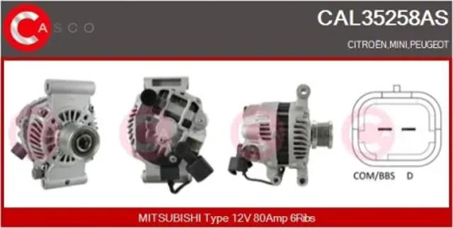 Авто генератор CAL35258AS CASCO
