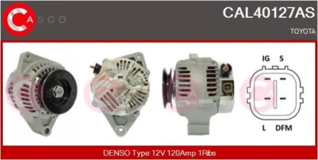 Генератор автомобільний CAL40127AS CASCO