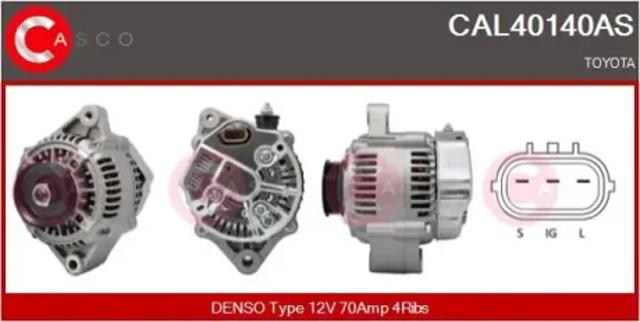Генератор автомобільний CAL40140AS CASCO