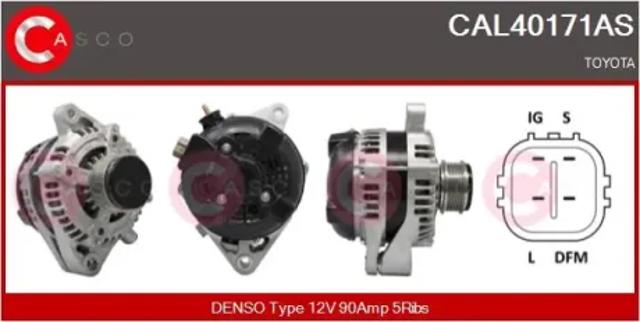 Авто генератор CAL40171AS CASCO