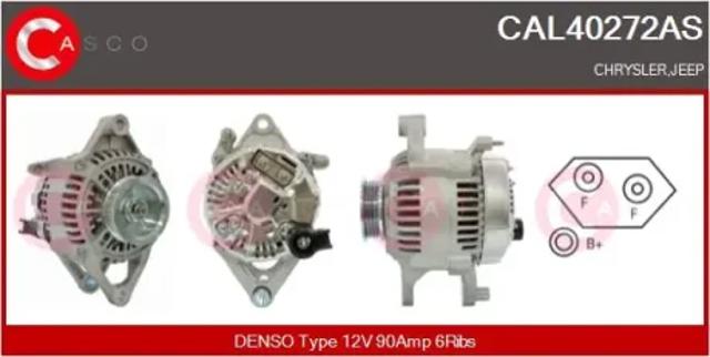 Авто генератор CAL40272AS CASCO