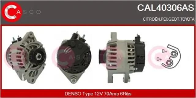 Генератор автомобільний CAL40306AS CASCO