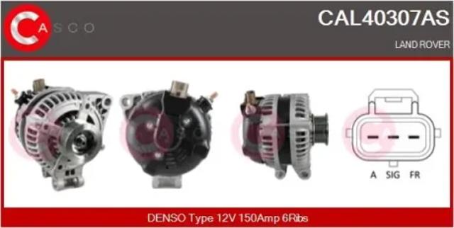 Авто генератор CAL40307AS CASCO